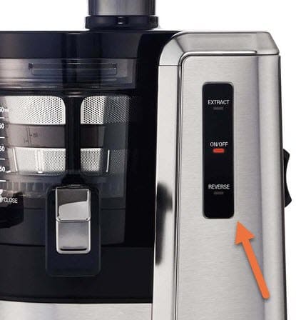 Picture of Hurom HZ Slow Juicer LED light indicators