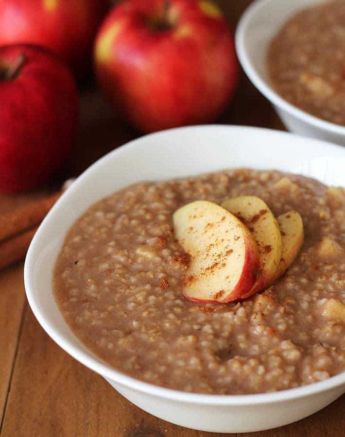 Apple Spice Instant Pot Steel Cut Oats