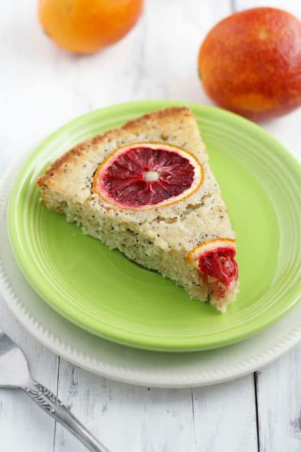 Blood Orange Poppy Seed Cake