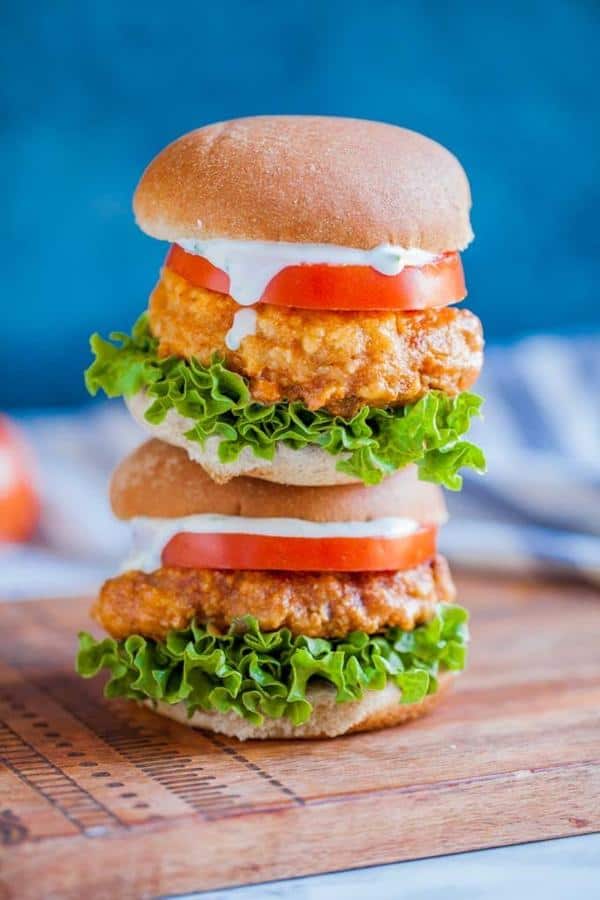Buffalo Chickpea Sandwiches