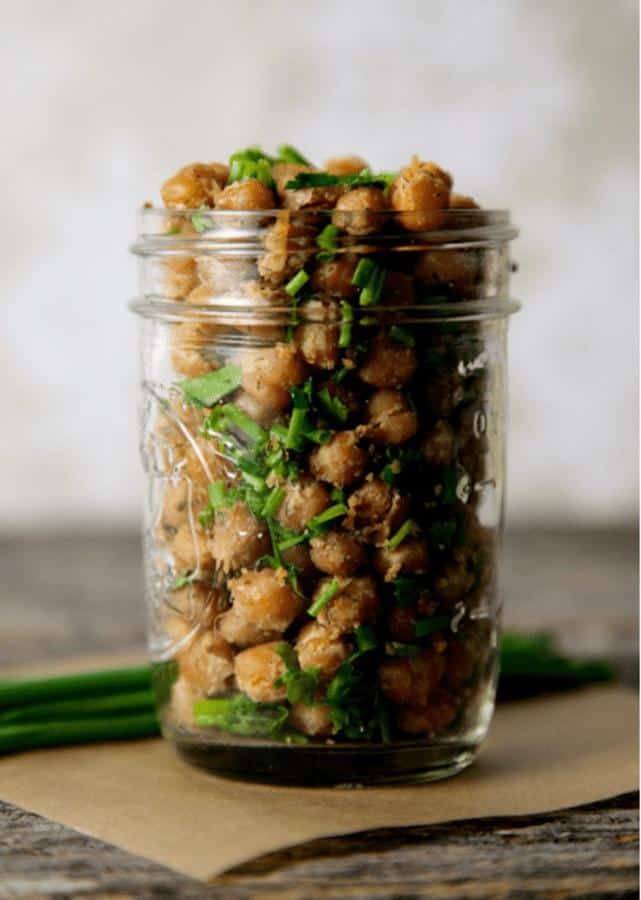 Cool Ranch Roasted Chickpeas