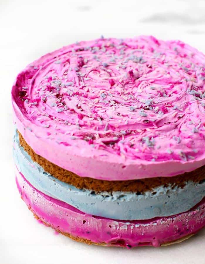 Cotton Candy Ice Cream Cake (Gluten-Free)