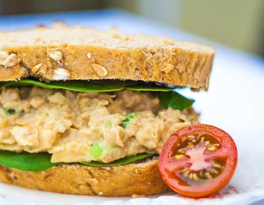Easy Apple Chickpea Vegan ‘Tuna’