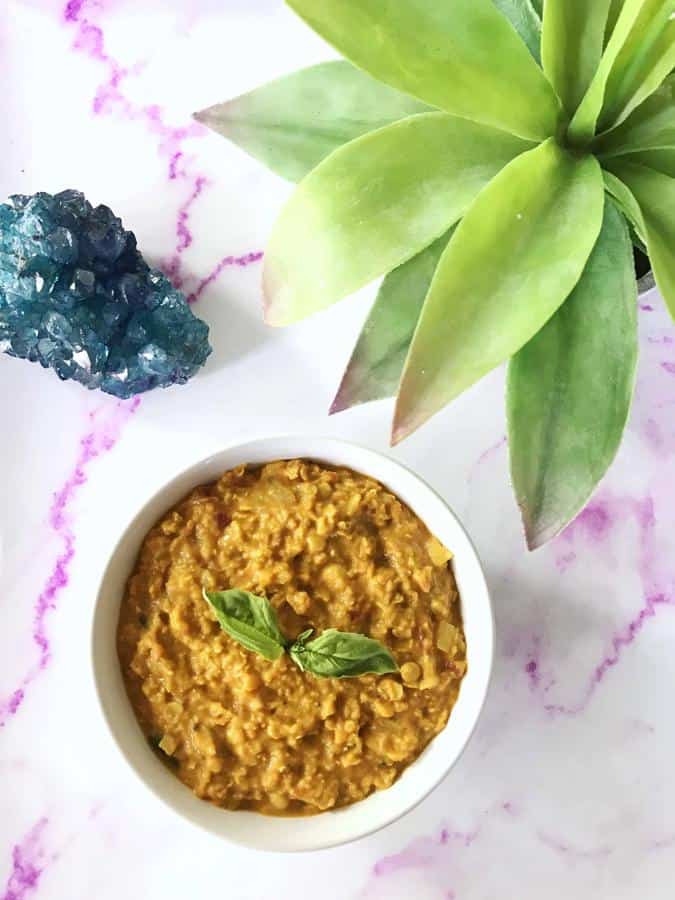 Instant Pot Coconut Chickpea Dahl