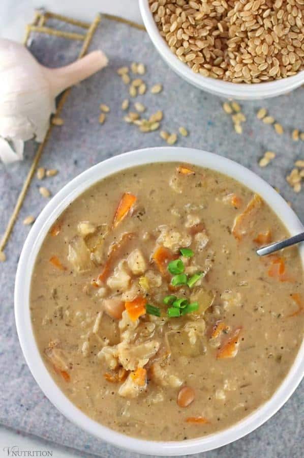 Instant Pot Creamy Vegetable Soup