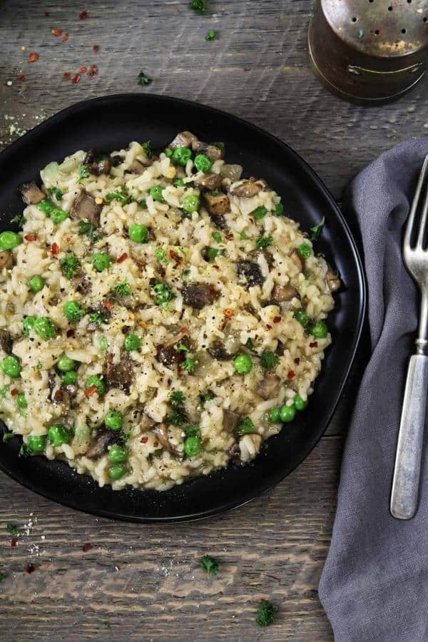 Instant Pot Mushroom Risotto