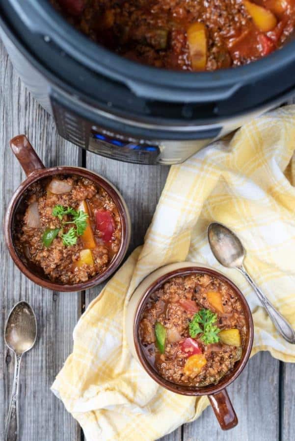 Instant Pot Stuffed Pepper Soup