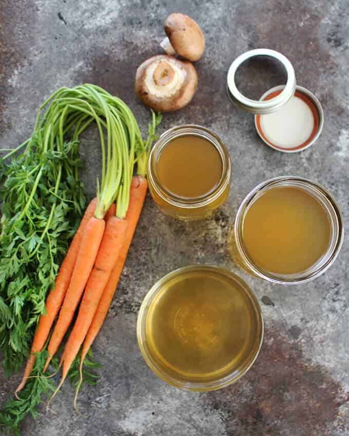 Instant Pot Vegetable Stock