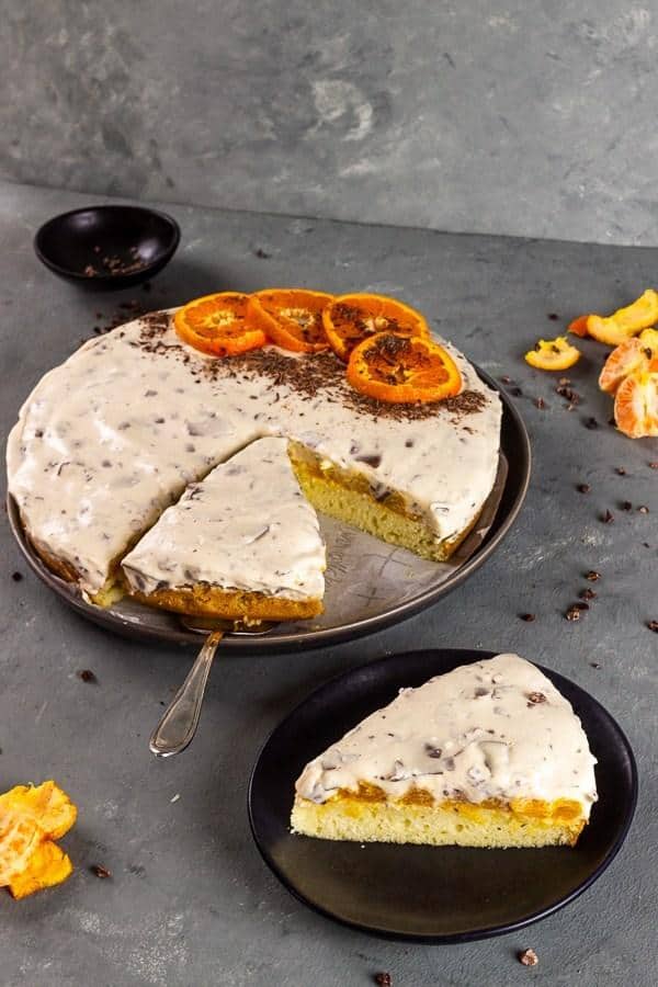 Marshmallow Fluff Cake with Chocolate