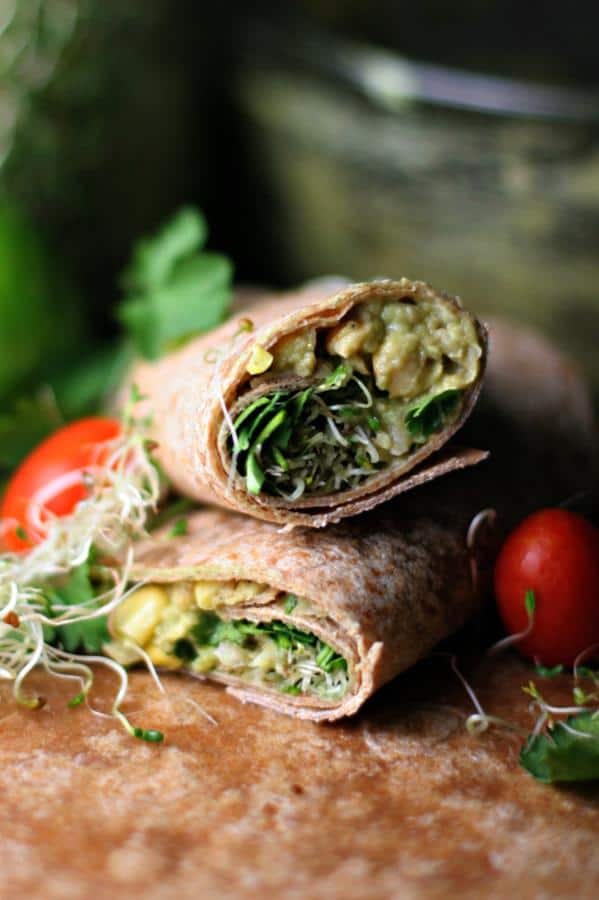 Southwestern Chickpea Avocado Smash Up