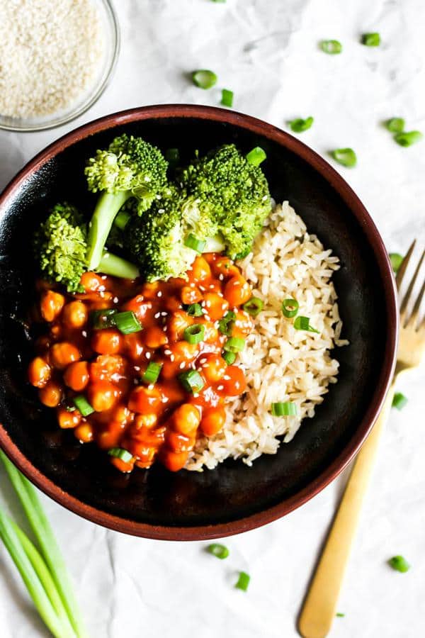 Sweet and Sour Chickpeas